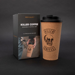 Iron & Glory Μονωμένο Ποτήρι Καφέ 440 ml - Killer Coffee